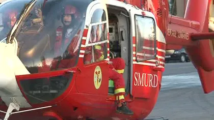 Un copil din Botoşani cu arsuri grave, salvat cu elicopterul dintre nămeţi