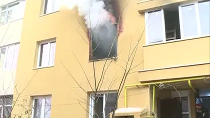 Incendiu în cartierul Vitan: Un apartament dintr-un bloc a luat foc. O femeie a murit VIDEO