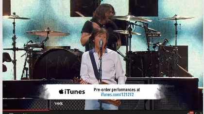 Nirvana a urcat din nou pe scenă, cu Paul McCartney solist VIDEO