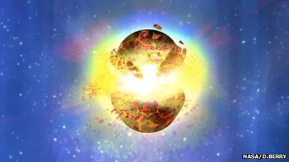 O explozie de raze gamma, cea mai puternică din univers, a lovit Pământul în secolul al-8-lea
