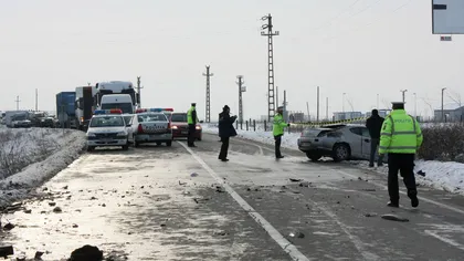 BILANŢ NEGRU pe şosele: 43 de accidente grave şi 13 decese în perioada Revelionului