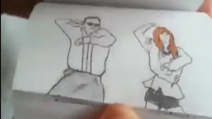 JURI CĂ SUNT REALI. A apărut videoclipul piesei Gangnam Style în variantă grafică VIDEO