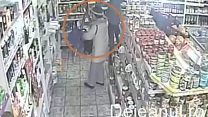 Doamnă din Dej, surprinsă la furat de conserve de peşte în magazin VIDEO