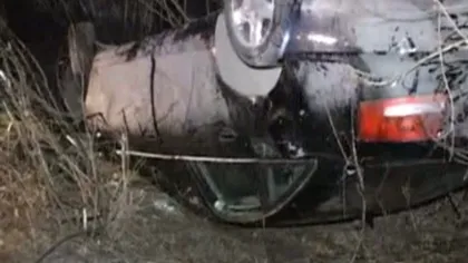Accident la Cluj: A plonjat cu maşina pe malul râului Someş VIDEO