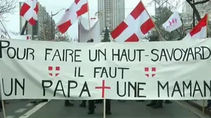 Proteste împotriva căsătoriei între persoane de acelaşi sex, la Paris