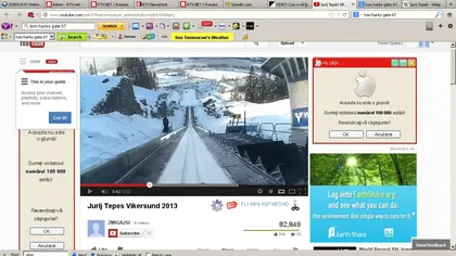 Impresionant. Cum se vede o săritură cu schiurile de pe cea mai mare trambulină din lume VIDEO