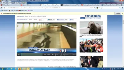 O femeie a supravieţuit miraculos după ce a fost bătută, jefuită şi aruncată pe şina de metrou VIDEO