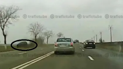 Accident grav în judeţul Constanţa, filmat chiar de şofer