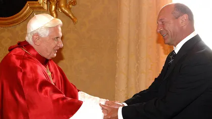 Băsescu, impresionat după primirea la Papă: O întâlnire unică care nu se va mai repeta VIDEO