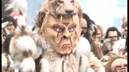 A început carnavalul măştilor urâte, în Elveţia VIDEO