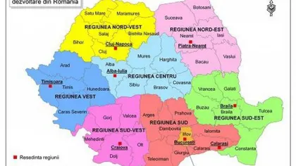 Cum ar putea fi reîmpărţit teritoriul României - PROIECT DE LEGE. Dragnea: Nu e asumat de Guvern