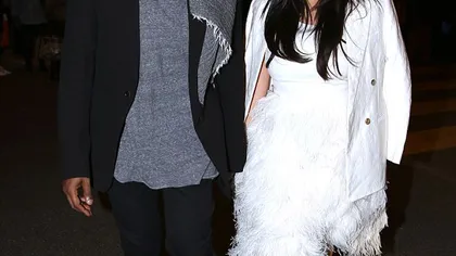 Kim Kardashian şi Kanye West au pozat goi FOTO