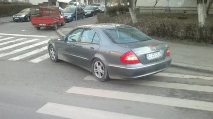De câte treceri de pietoni este nevoie pentru a parca un Mercedes în Cluj