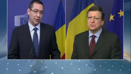 Întâlnire Barroso-Ponta. MESAJUL şefului CE: Politicienii acuzaţi de corupţie să se dea la o parte