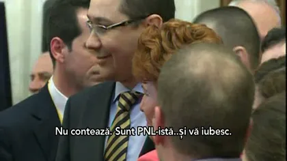 Declaraţie de dragoste pentru Ponta: Sunt penelistă şi vă iubesc VIDEO