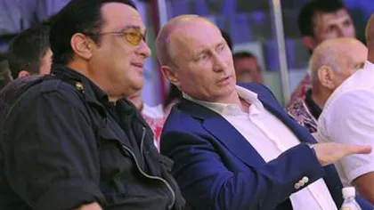 Preşedintele rus, cu vedete: Află ce pasiuni comune au Vladimir Putin şi Steven Seagal