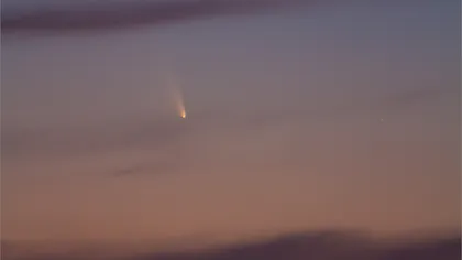 Primele imagini cu cometa PANSTARRS pe cerul României FOTO