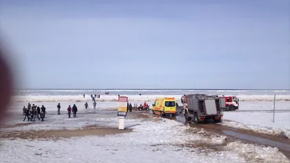 Stare de urgenţă la malul Mării Baltice. 500 de oameni, izolaţi pe două banchize în Golful Riga