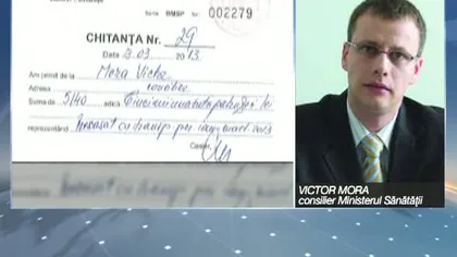 Victor Mora, consilierul ministrului Sănătăţii, a returnat banii pentru deplasările cu avionul VIDEO