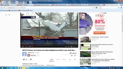 Accident în SUA: Un avion s-a prăbuşit peste case şi a ucis două persoane
