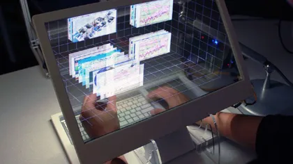 SpaceTop 3D, computerul transparent care permite atingerea obiectele din interiorul monitorului