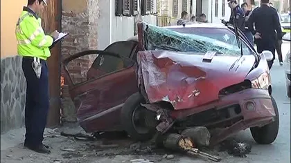 Un şofer din Sibiu, la un pas de a fi linşat de rudele a trei fetiţe pe care le-a lovit cu maşina