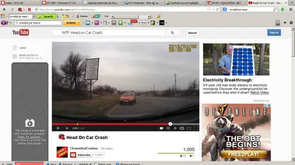 Coliziune frontală. Accident extrem de stupid petrecut pe un drum din Rusia VIDEO
