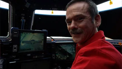 Un astronaut de pe Staţia Spaţială Internaţională a prins un extraterestru...de 1 Aprilie FOTO