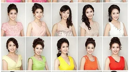 OBSESIA chirurgiei plastice: Toate aspirantele la titlul de Miss Coreea de Sud arată IDENTIC FOTO