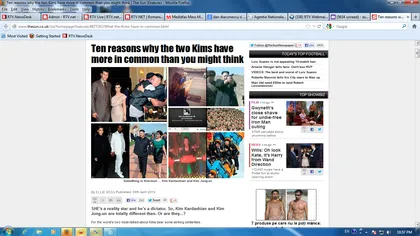 Ce au în comun Kim Kardashian şi Kim Jong-Un? GALERIE FOTO