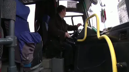 Şofer de autobuz, scandal-monstru după ce a fost amendat de poliţişti VIDEO