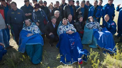 Cel mai cunoscut astronaut a aterizat cu bine în Kazahstan VIDEO