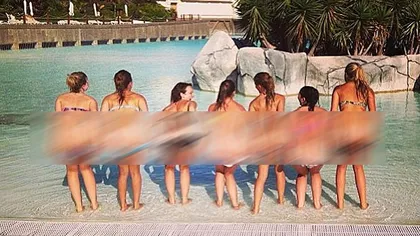 Şase tinere şi o frumoasă VEDETĂ şi-au fotografiat fundurile NEBRONZATE, renunţând la bikini FOTO