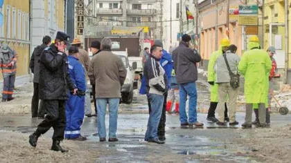 Circulaţie restricţionată în Giurgiu după ce un şofer a fisurat o conductă de gaze
