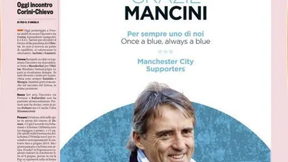 Emoţionant. Fanii lui City au plătit 8.000 de euro ca să-şi ia adio de la Roberto Mancini