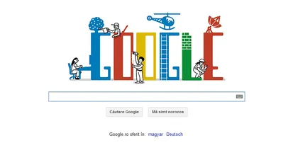 Google sărbătoreşte Ziua Muncii cu un logo SPECIAL