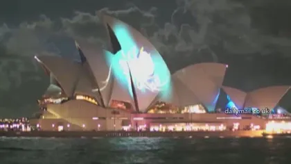 SPECTACULOS: Festivalul luminii la Sydney VIDEO