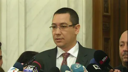 Ponta: În bătălia dintre preşedinte şi prim-ministru trebuie să câştige Parlamentul