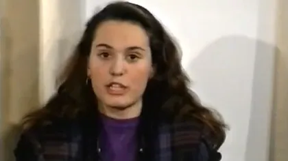 Imagini de colecţie: Andreea Esca la 19 ani, prezentând primul ei jurnal la TV SOTI VIDEO