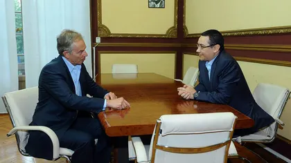 Victor Ponta, întâlnire discretă cu Tony Blair. Ce sfaturi a primit de la fostul premier al Angliei