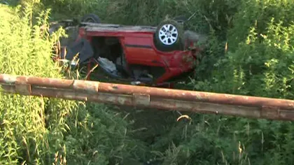 Un şofer inconştient şi-a omorât soţia într-un accident rutier, în Arad VIDEO