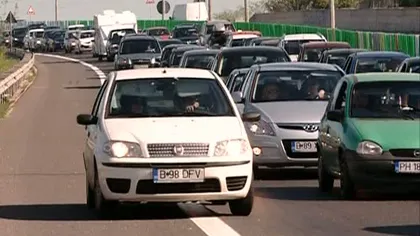 AGLOMERAŢIE pe A2, la întoarcerea spre Bucureşti. COZILE de maşini se întind pe câţiva kilometri