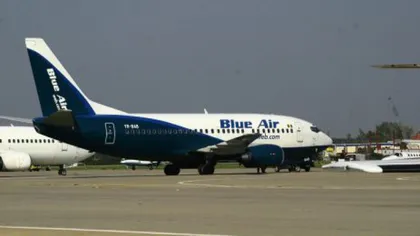 O cursă Blue Air Stuttgart-Sibiu a întârziat aproape TREI ORE, din cauza unei furtuni