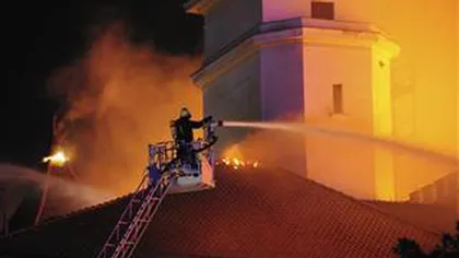 Incendiu la Castelul din Riga, sediul preşedinţiei Letoniei VIDEO
