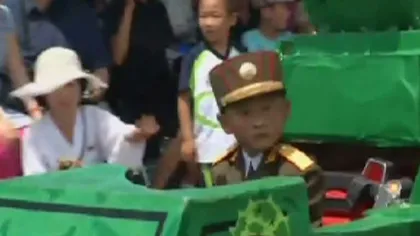 Defilare cu tancuri de Ziua Copilului, în Coreea de Nord VIDEO
