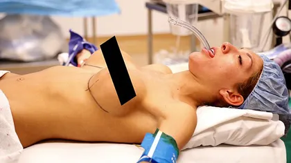 Celebra MAMĂ ADOLESCENTĂ, transformată în star porno, şi-a filmat operaţia de mărire a sânilor FOTO