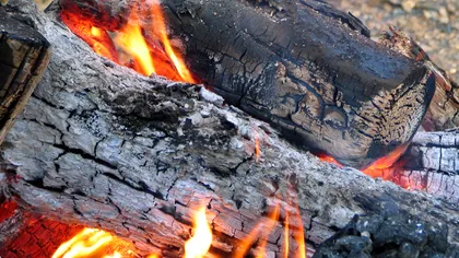 Incendiu puternic în Capitală: Focul a izbucnit la un depozit de lemne