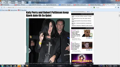 Relaţia dintre Katy Perry şi Robert Pattinson avansează: Există 
