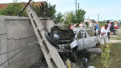 Un primar din Satu Mare a urcat BEAT CRIŢĂ la volan şi a produs un accident