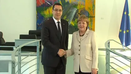 Ponta îi promite lui Merkel un stat de drept puternic, combaterea corupţiei şi legi transparente